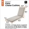 Classic Accessories Ravenna Water-Resistant 72x21x3" Patio Chaise Lounge Cushion, Mushroom 62-001-MUSHRM-EC - alternate 3